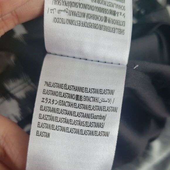 Farm Rio Black White Pineapple Ikat Tulle Chic Feminine Whimsigoth Midi Size L - Picture 8 of 12